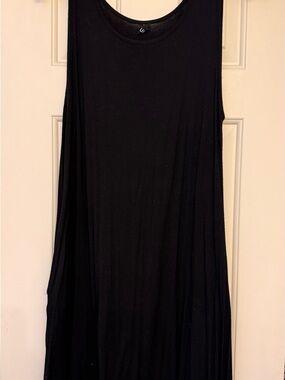Black Sleeveless Beach Cover up
